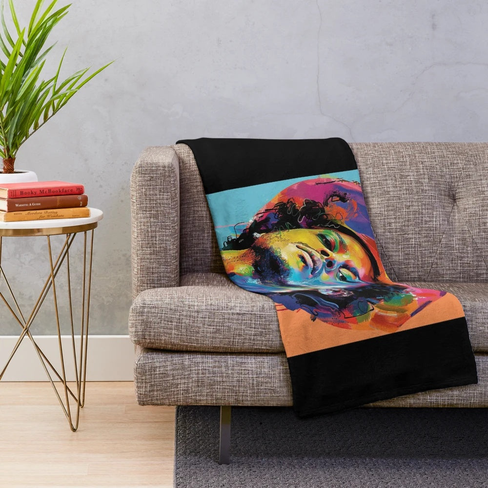 Bruno Mars Inspired Plush Blanket