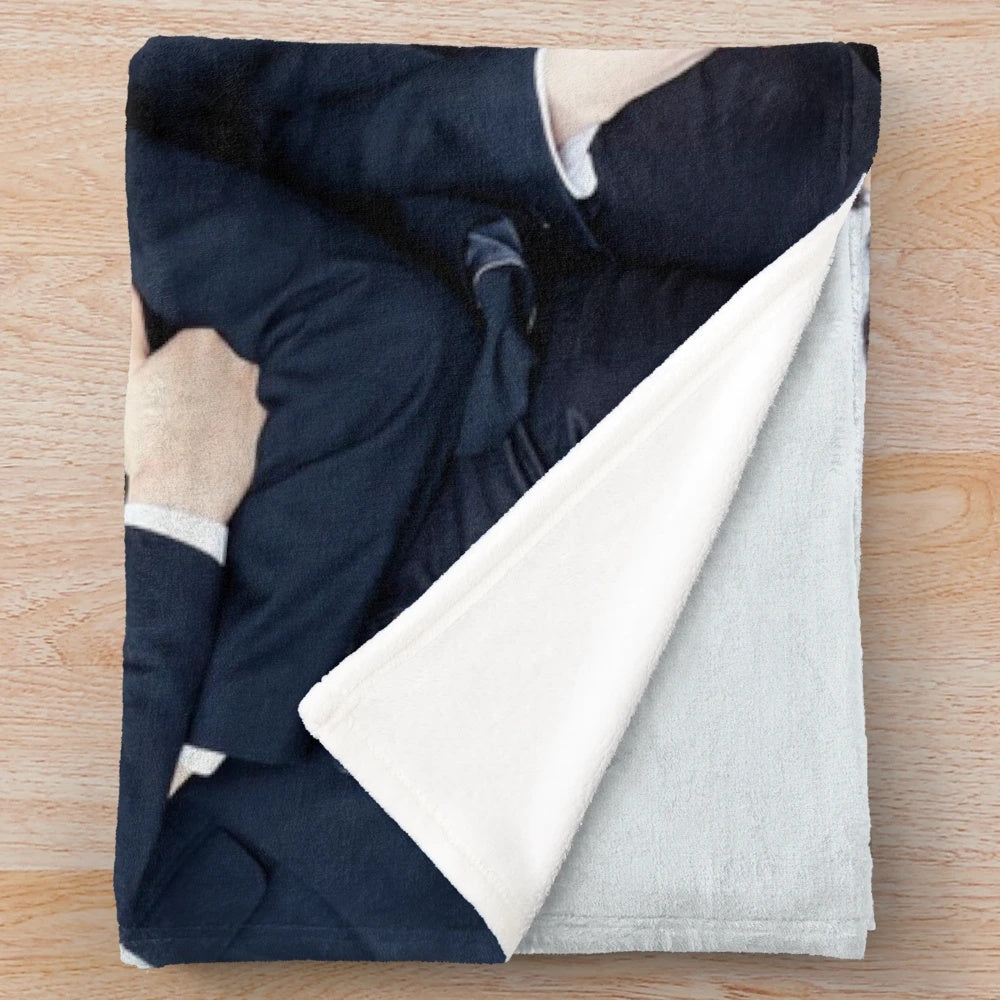 Cozy BTS-inspired plush blanket