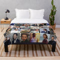 Ben Barnes Collage Plush Blanket