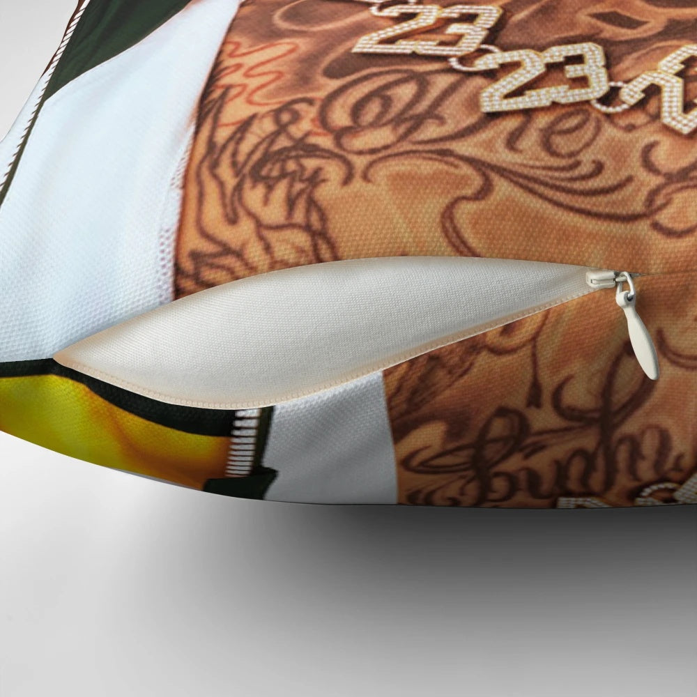 Central Cee inspired pillow featuring the UK rapper's iconic style