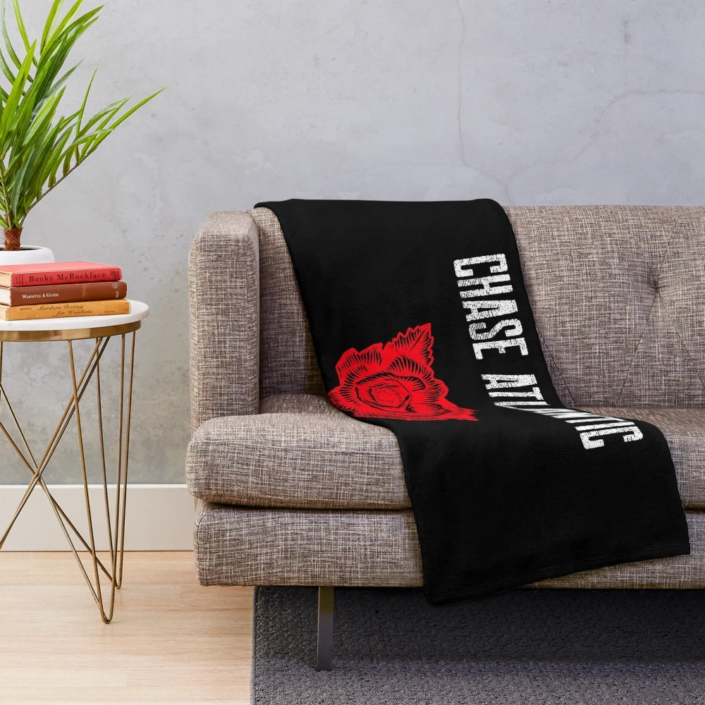Chase Atlantic design plush throw blanket