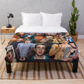 Chris Evans Collage Plush Blanket