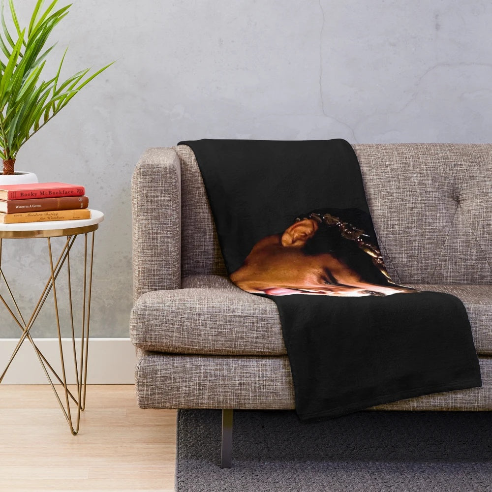 Commodus Phoenix-inspired plush blanket with a cozy design
