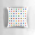 DAMIEN TRIBUTE contemporary dotted pattern pillow in neutral colors