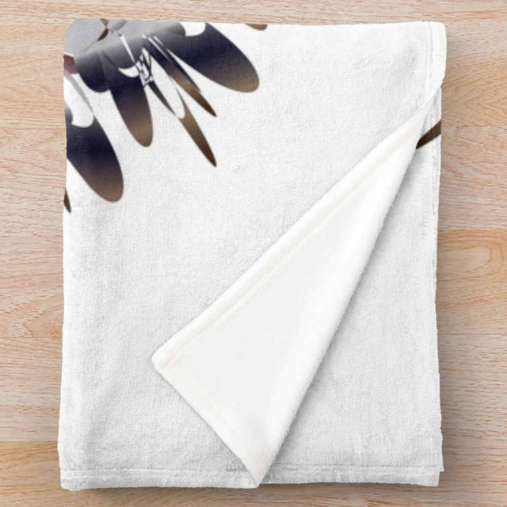 Soft and vibrant designer plush blanket