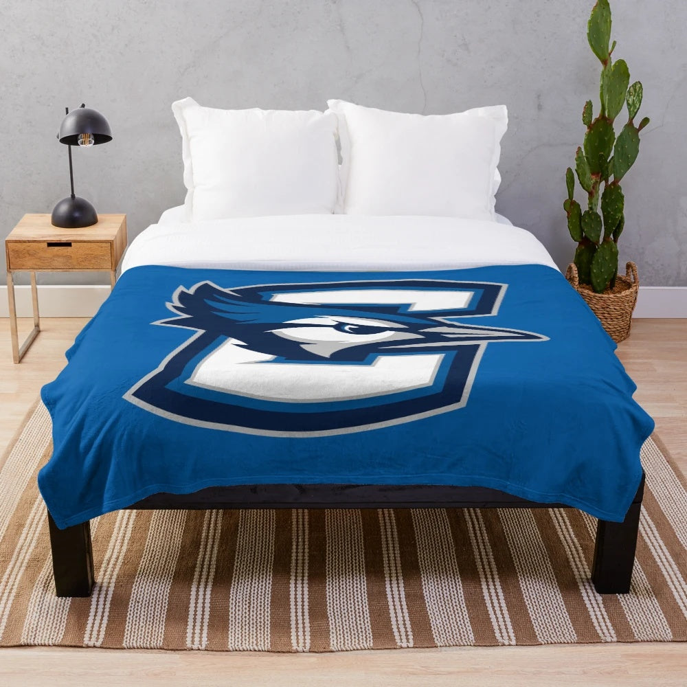 Creighton University Bluejays Plush Blanket for College Sports Fans