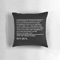 Law & Order SVU Inspired Throw Pillow with Olivia Benson Design