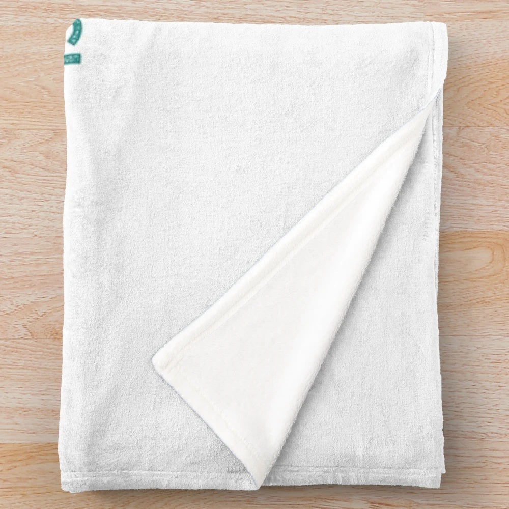 Cycling plush blanket with a stylish design for school and hobby enthusiasts