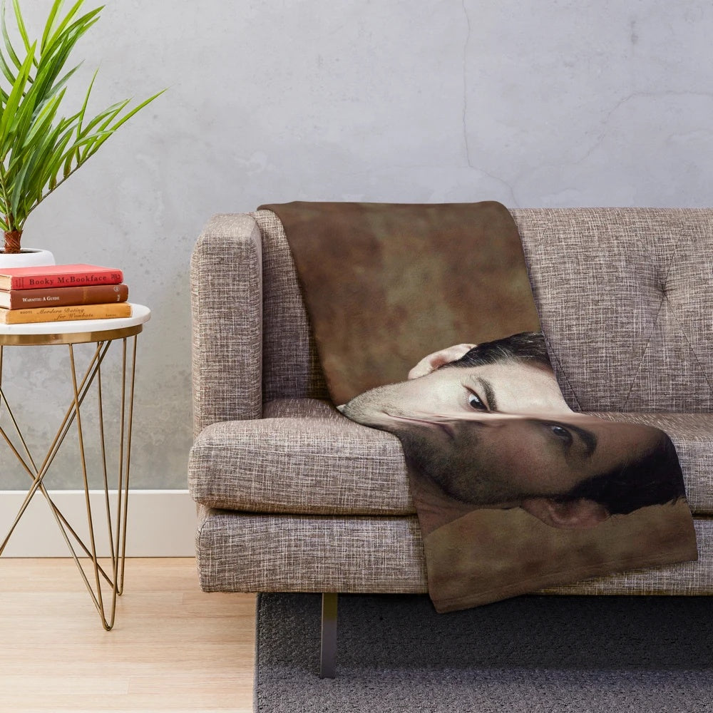 daniel gillies inspired plush blanket