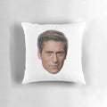 Soft, high-quality pillow featuring a design inspired by ABC News anchor David Muirhead