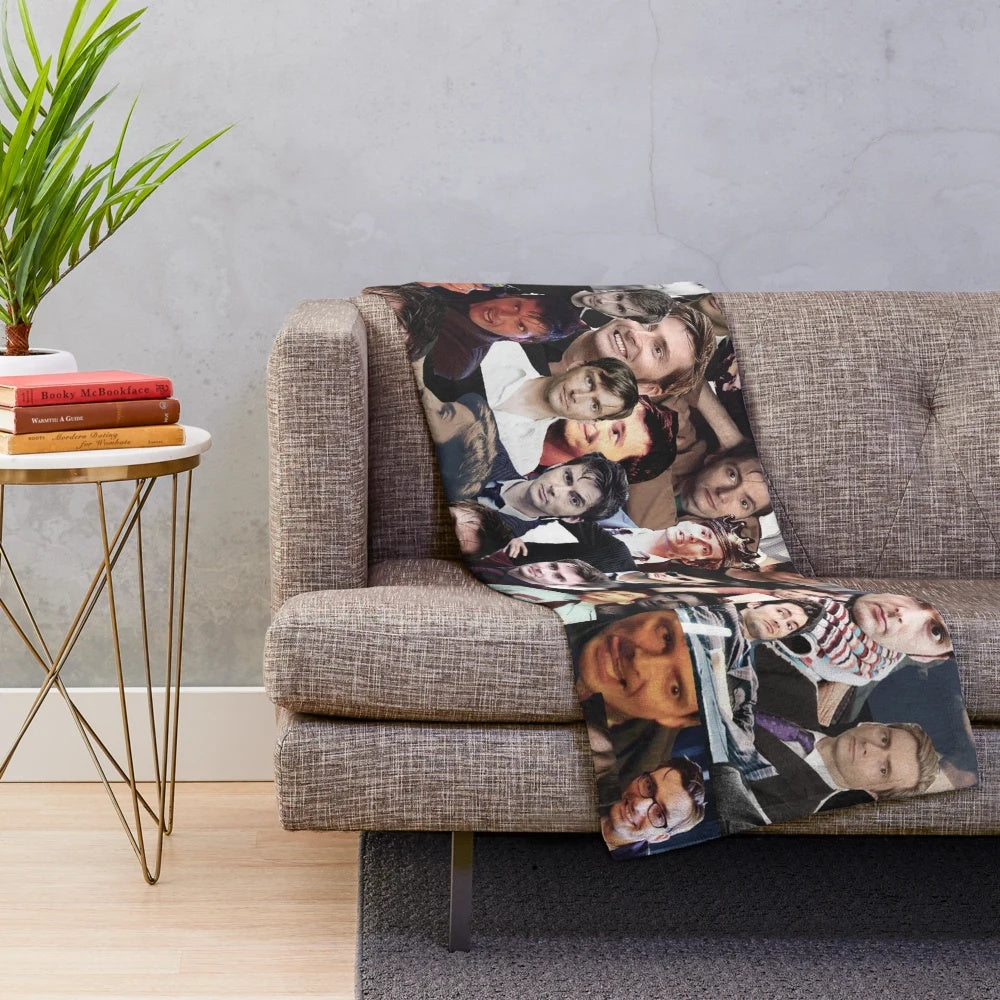 David Tennant Collage Plush Blanket featuring the popular British actor