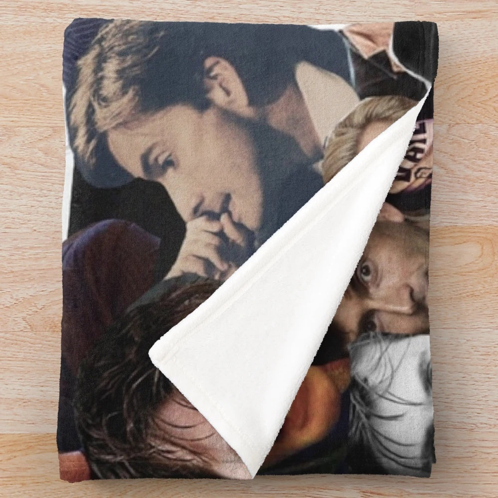 David Tennant Collage Plush Blanket featuring the popular British actor