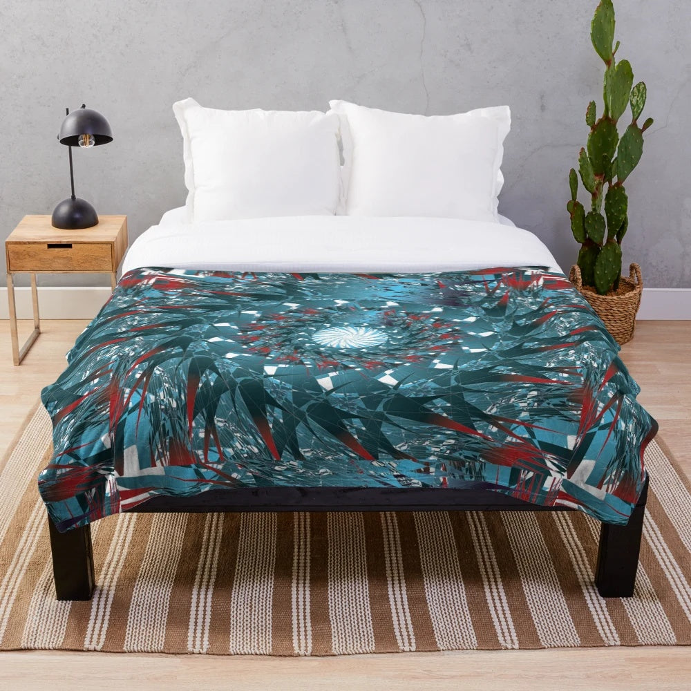 Soft and stylish designer's plush blanket