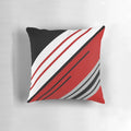 Diagonal stripes pattern decorative pillow for modern home interior design