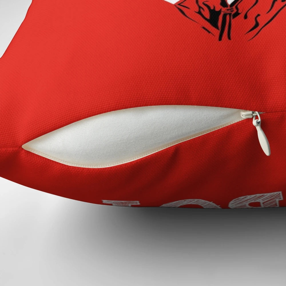 Django Unchained-inspired movie pillow featuring the iconic film's imagery