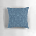 Damask patterned pillow inspired by the popular British sci-fi TV series Doctor Who