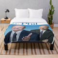 Dr. Phil inspired plush blanket with meme design