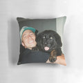 Drew Starkey-inspired black and white pillow design