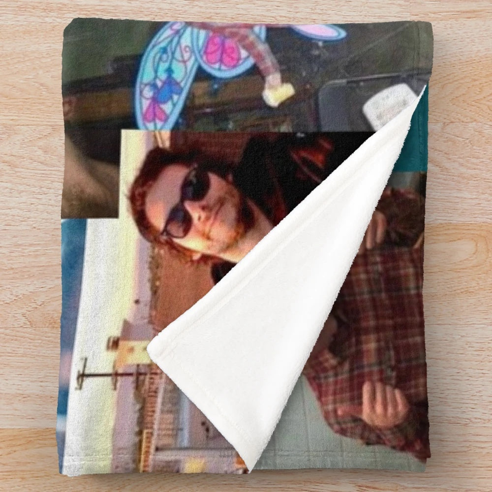 Dylan O'Brien Inspired Collage Plush Blanket