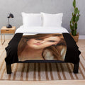 Emma Watson Poster Plush Blanket