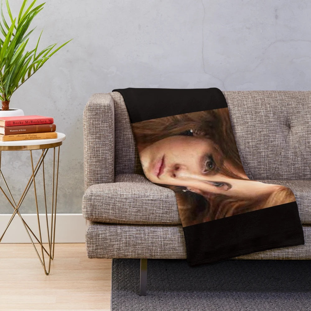 Emma Watson Poster Plush Blanket