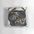 F-111 aircraft-inspired office pillow with cockpit design