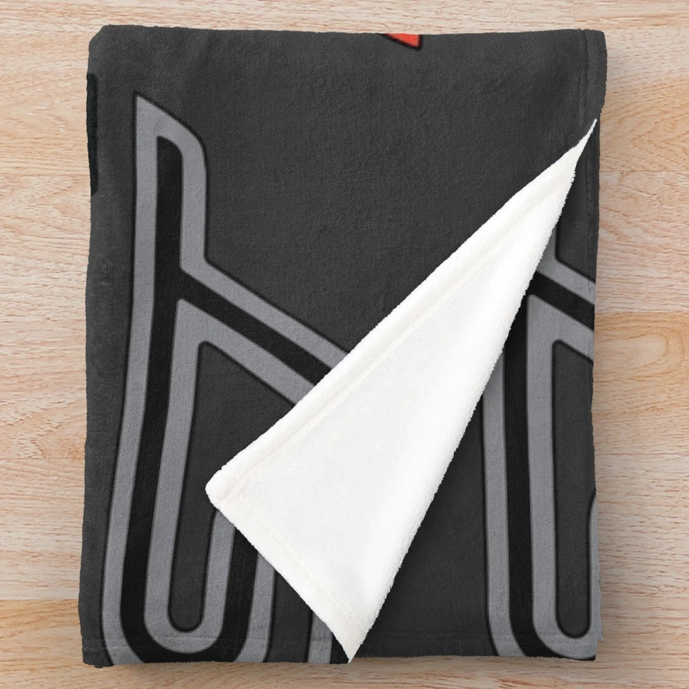 Fiesta ST inspired plush blanket for car enthusiasts
