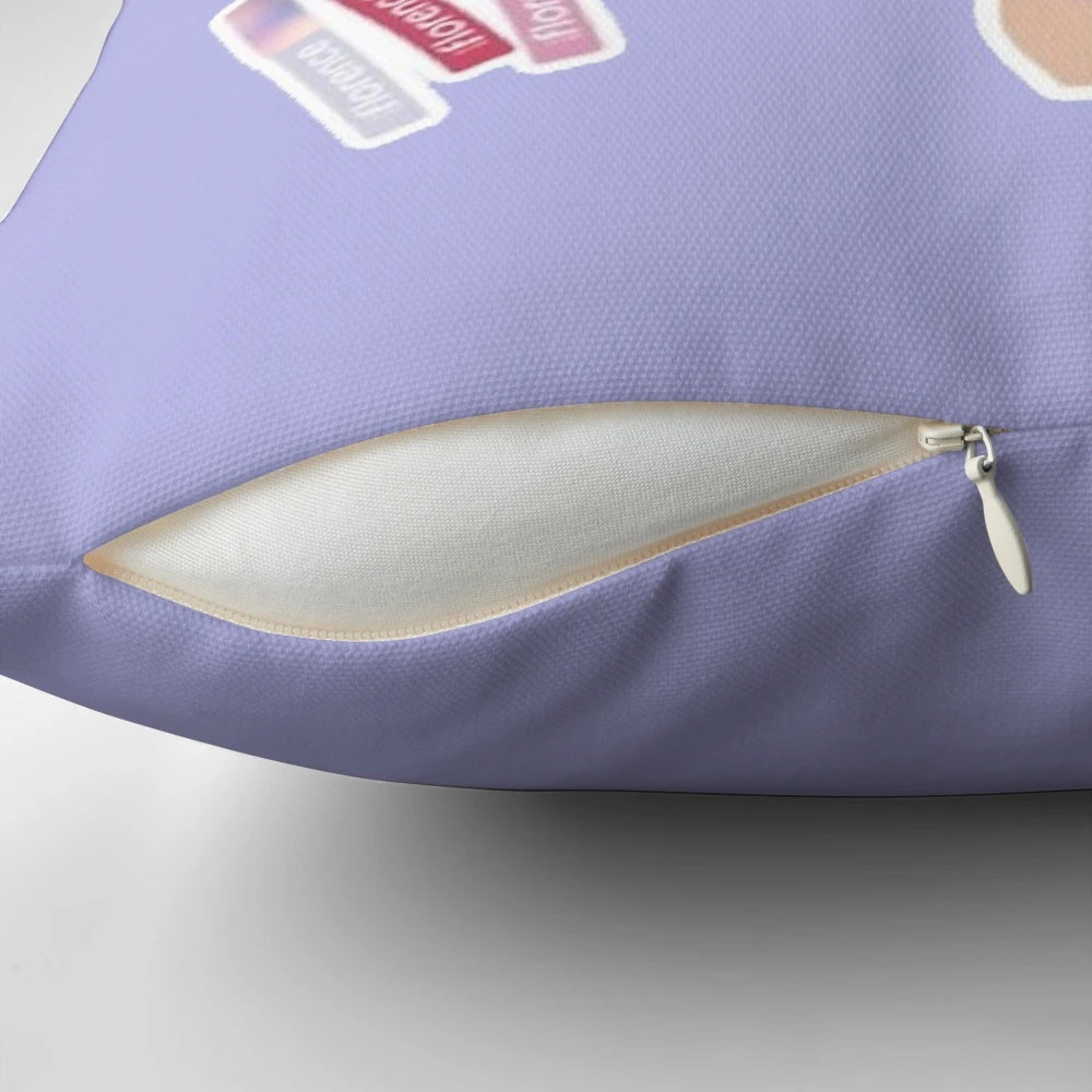 Plush florence by mills themed pillow featuring a cozy design