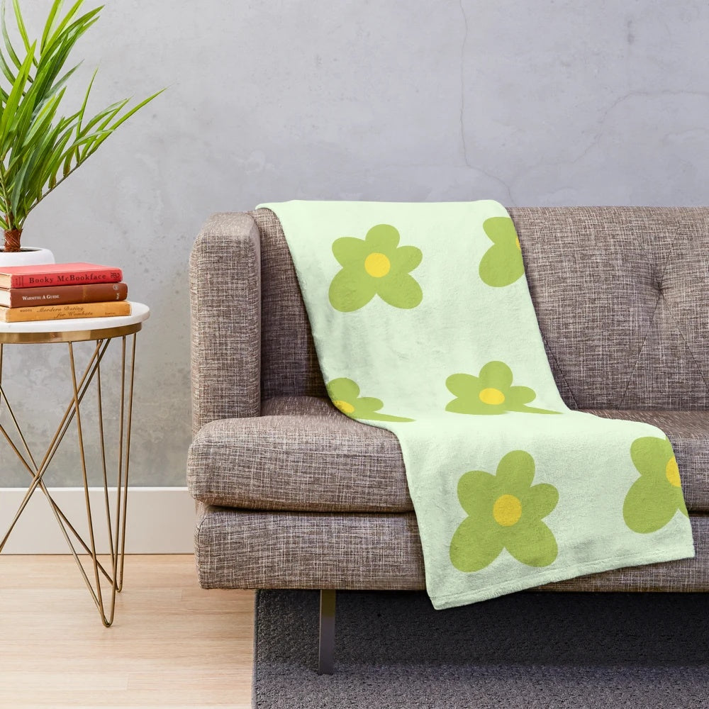 Tyler the Creator-inspired flower plush blanket