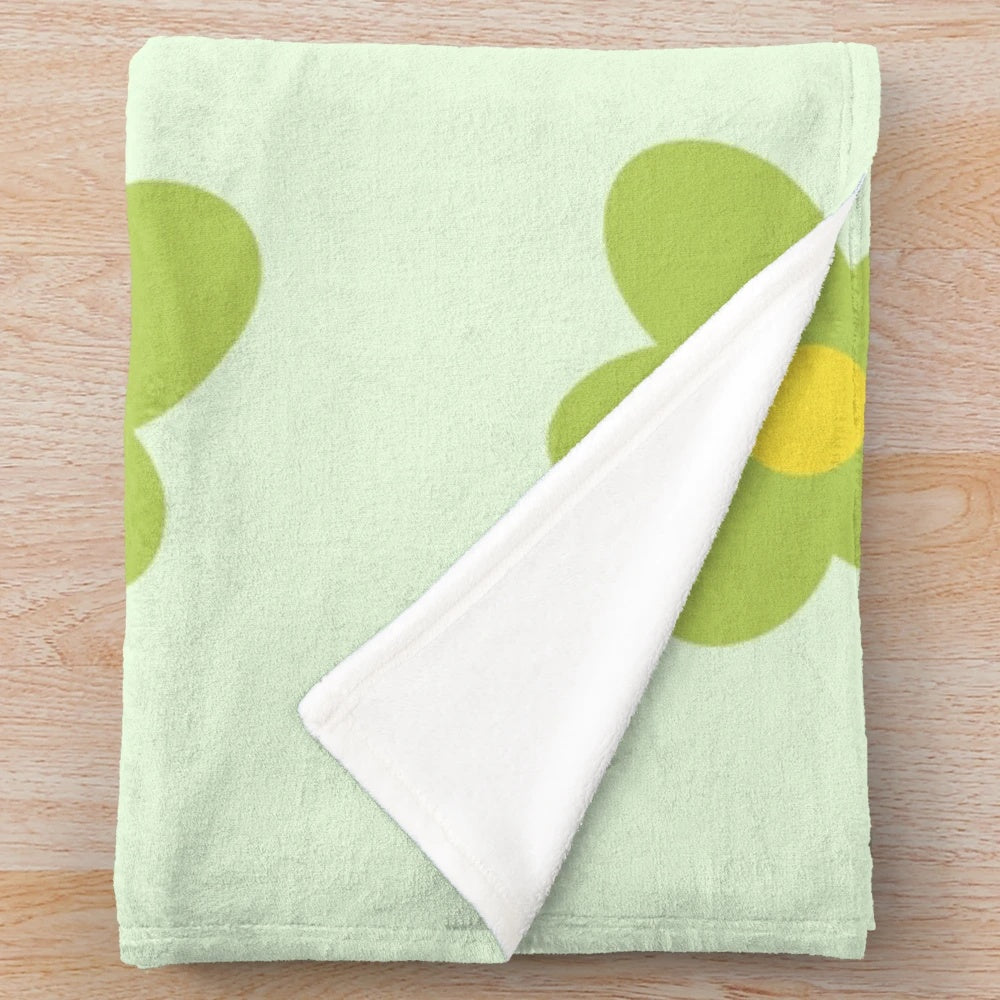 Tyler the Creator-inspired flower plush blanket