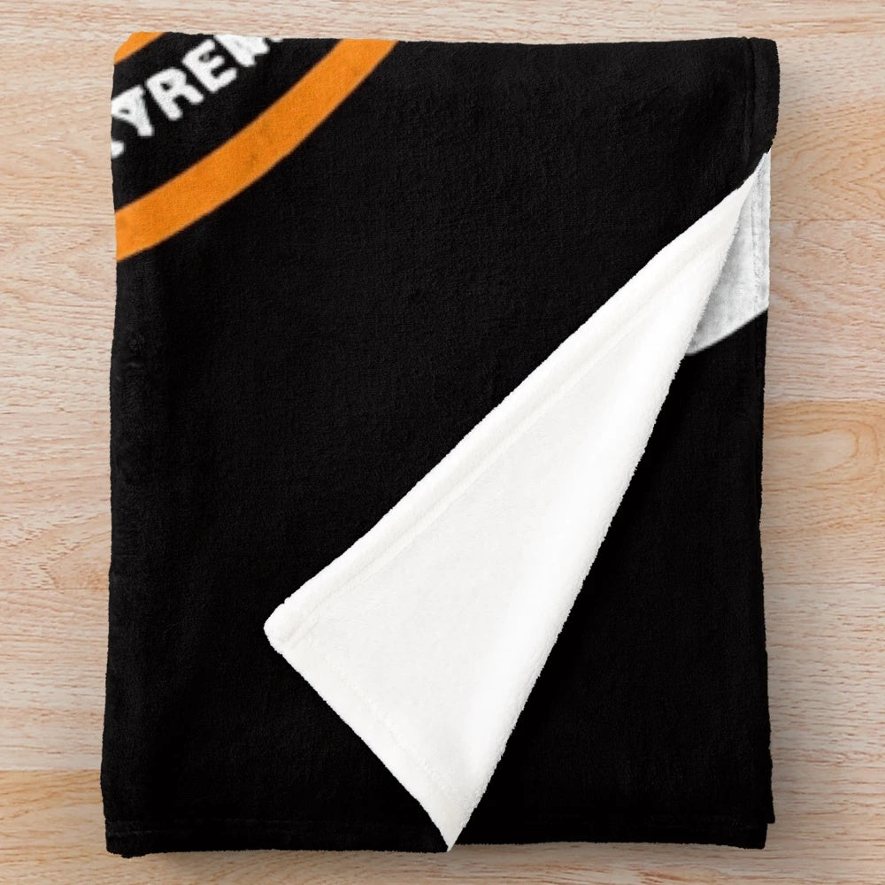 Plush blanket featuring the grunge logo from the video game The Division