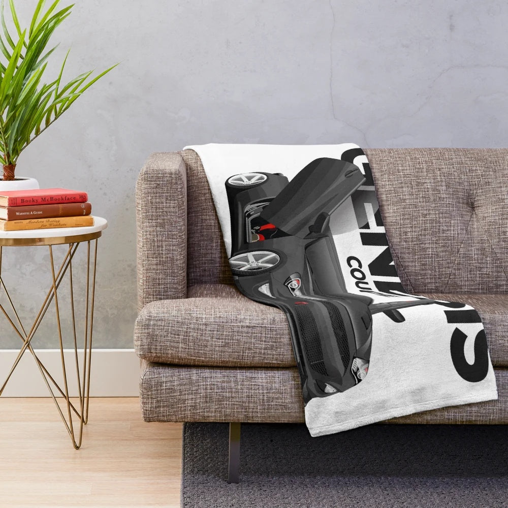 Genesis Coupe Inspired Plush Blanket