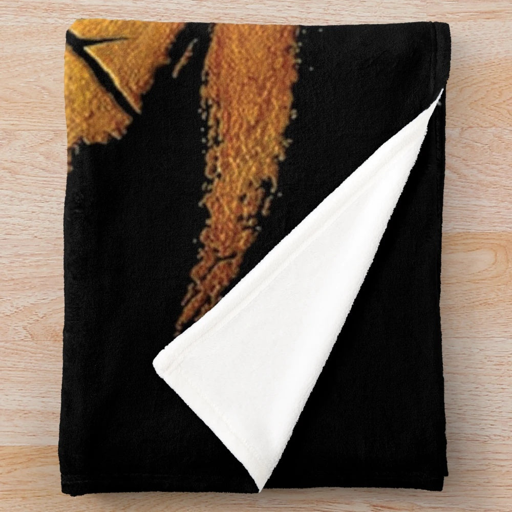 God of War Ragnarok Plush Blanket with Golden Logo