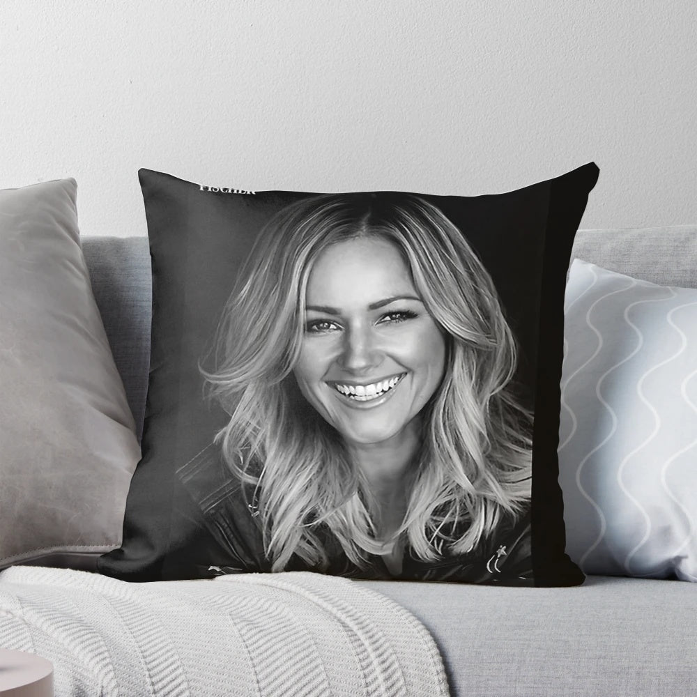 Helene Fischer-inspired music pop art pillow
