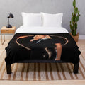 Helene Fischer-inspired plush blanket with collage design
