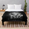 Helene Fischer inspired plush blanket with pop art collage design