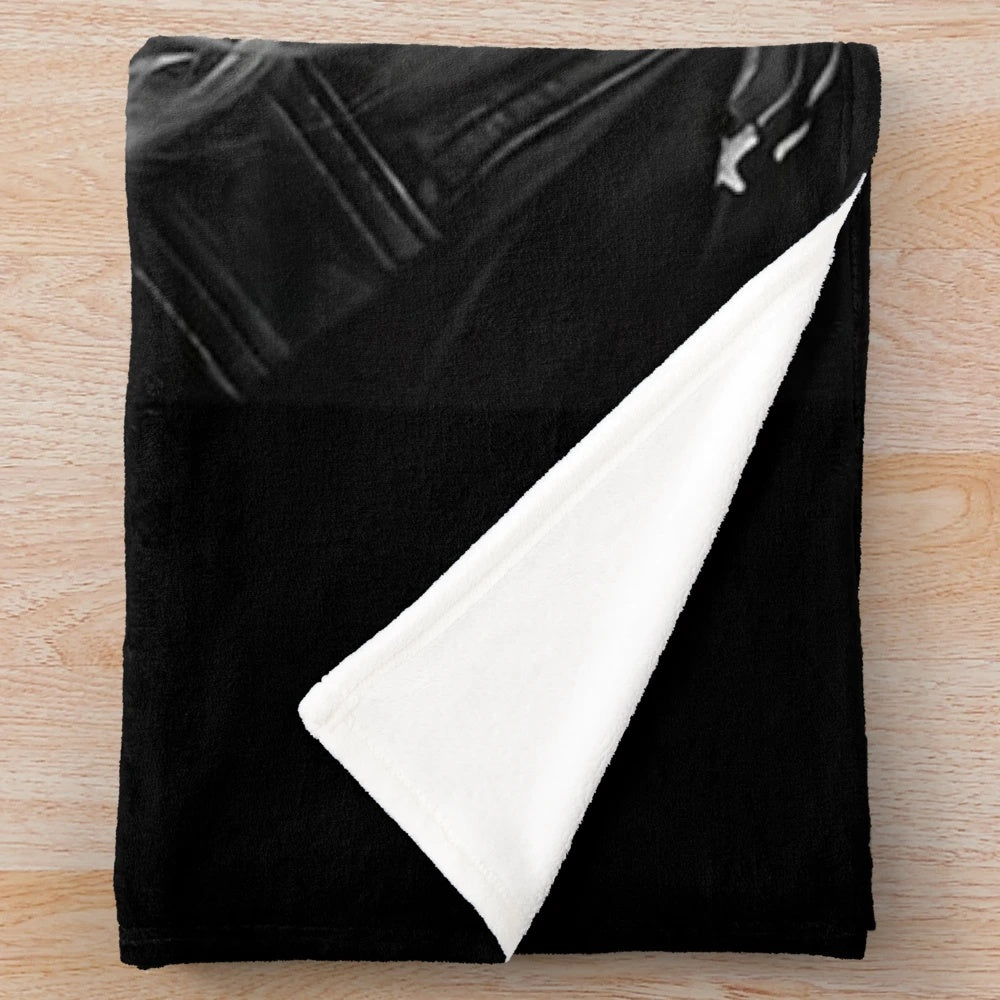 Helene Fischer inspired plush blanket with pop art collage design