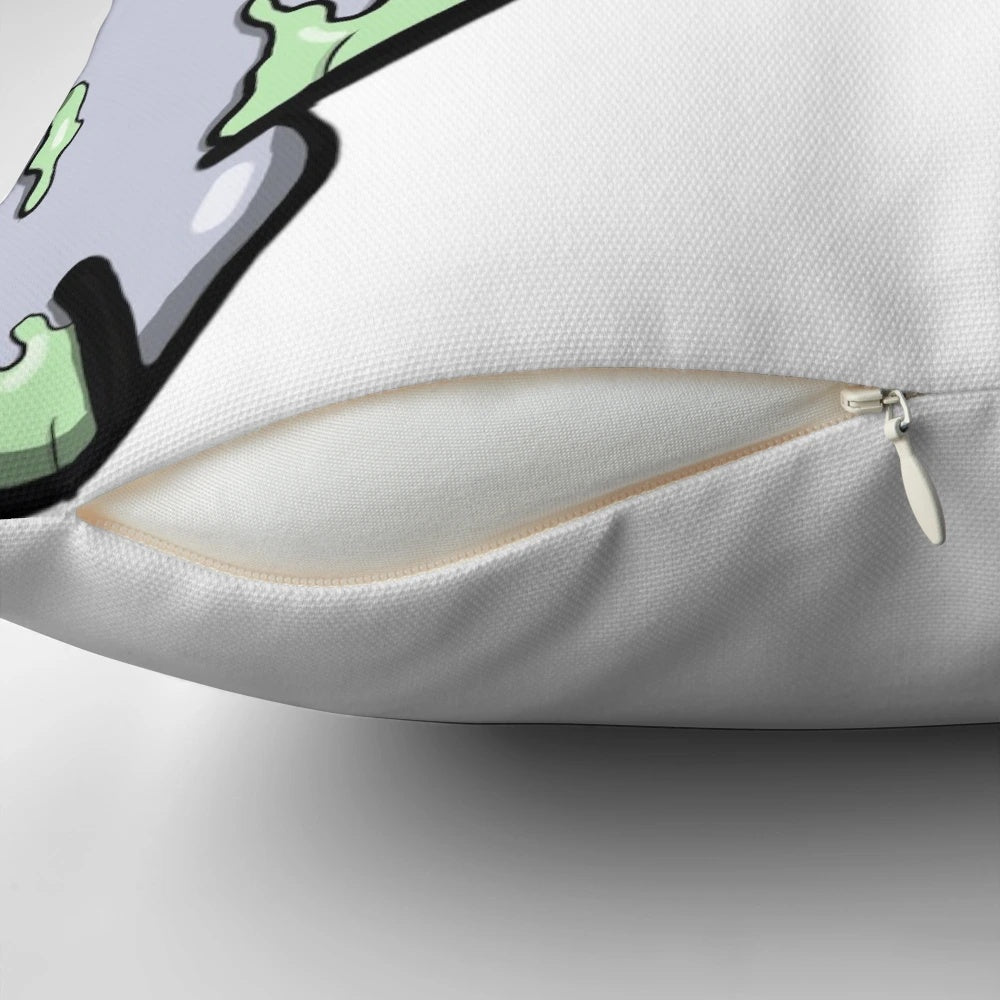 Luxury designer pillow with hypebeast-inspired urban style