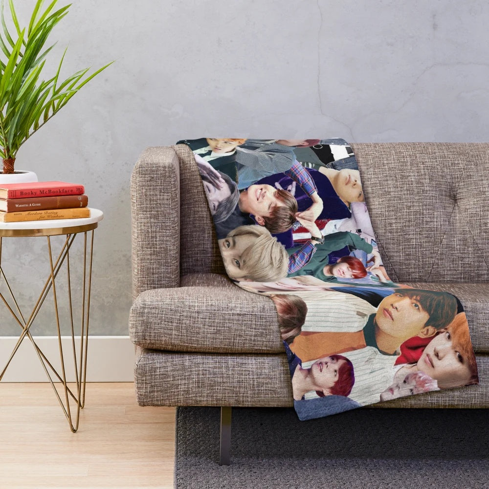 J-Hope BTS Collage Plush Blanket