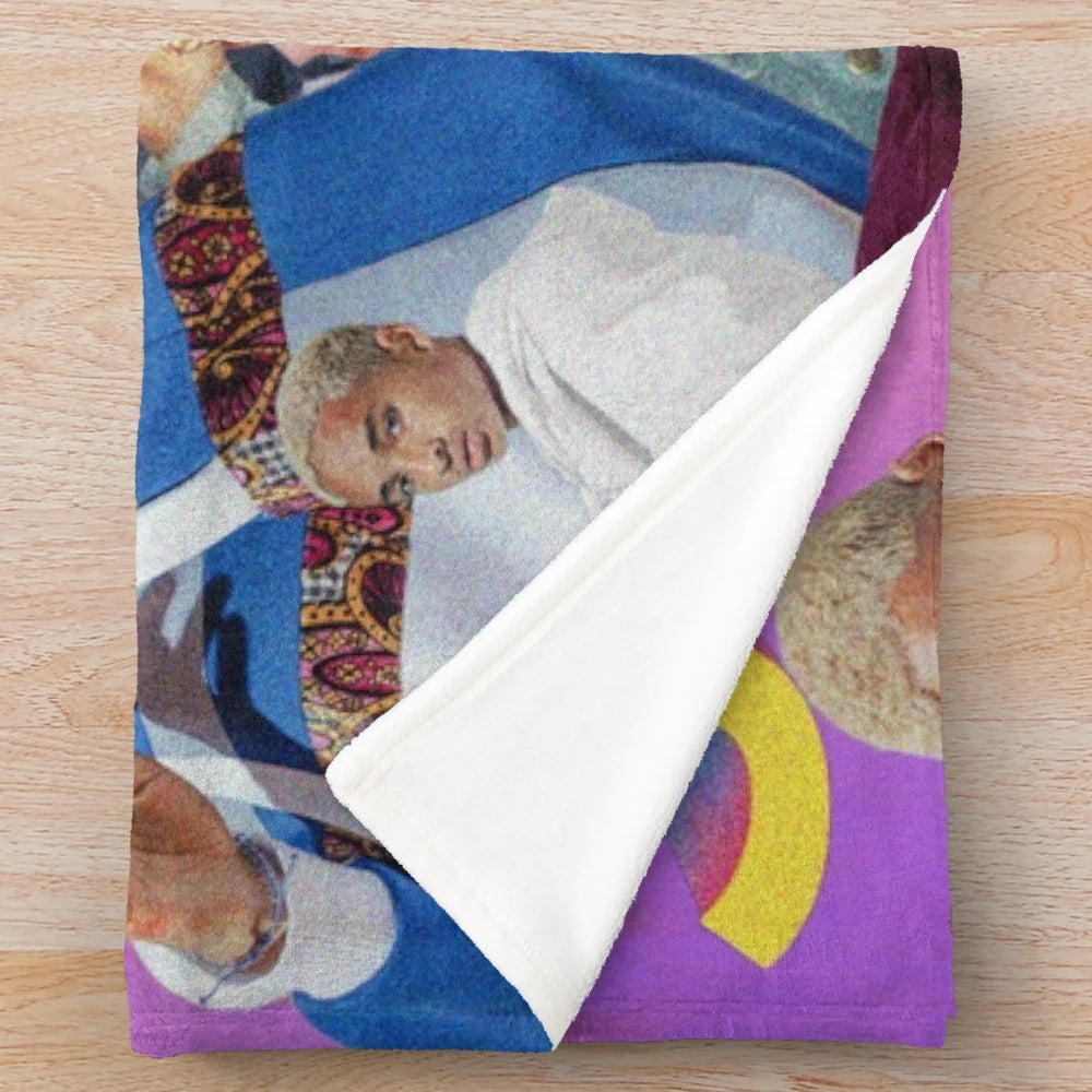 Cozy Jaden Smith plush blanket for home decor and music fans