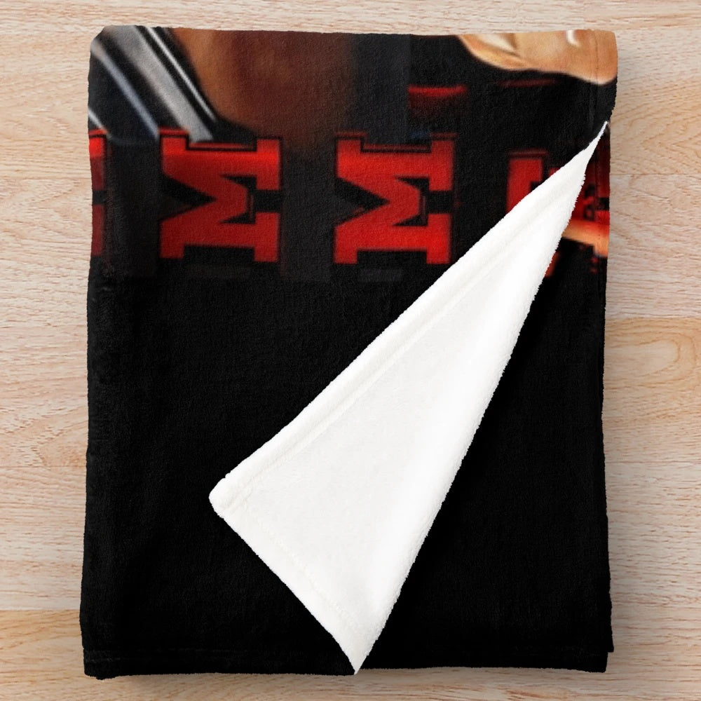 Jean Claude Van Damme inspired plush blanket