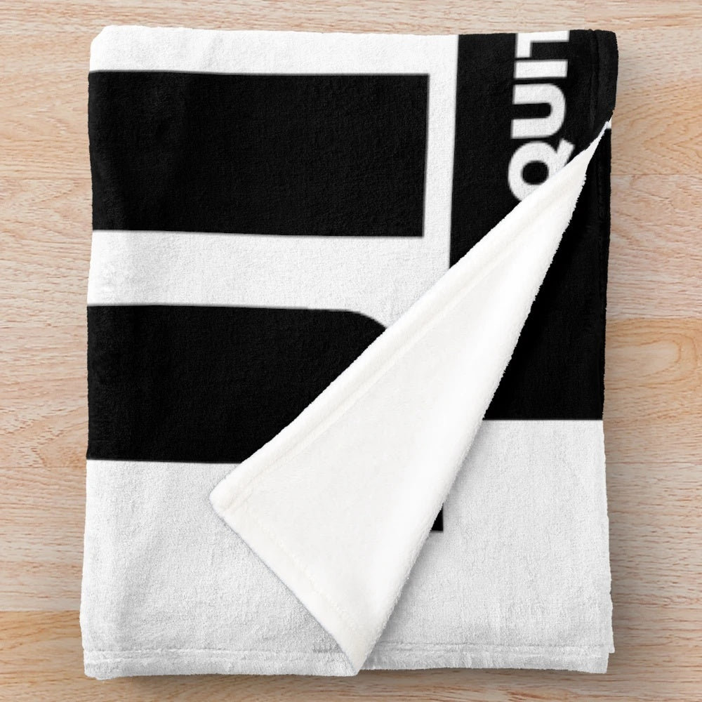 Jiu jitsu plush blanket with never give up motto design