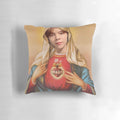 Pillow depicting Johnny, a member of the K-pop group NCT, in a creative fan art design.