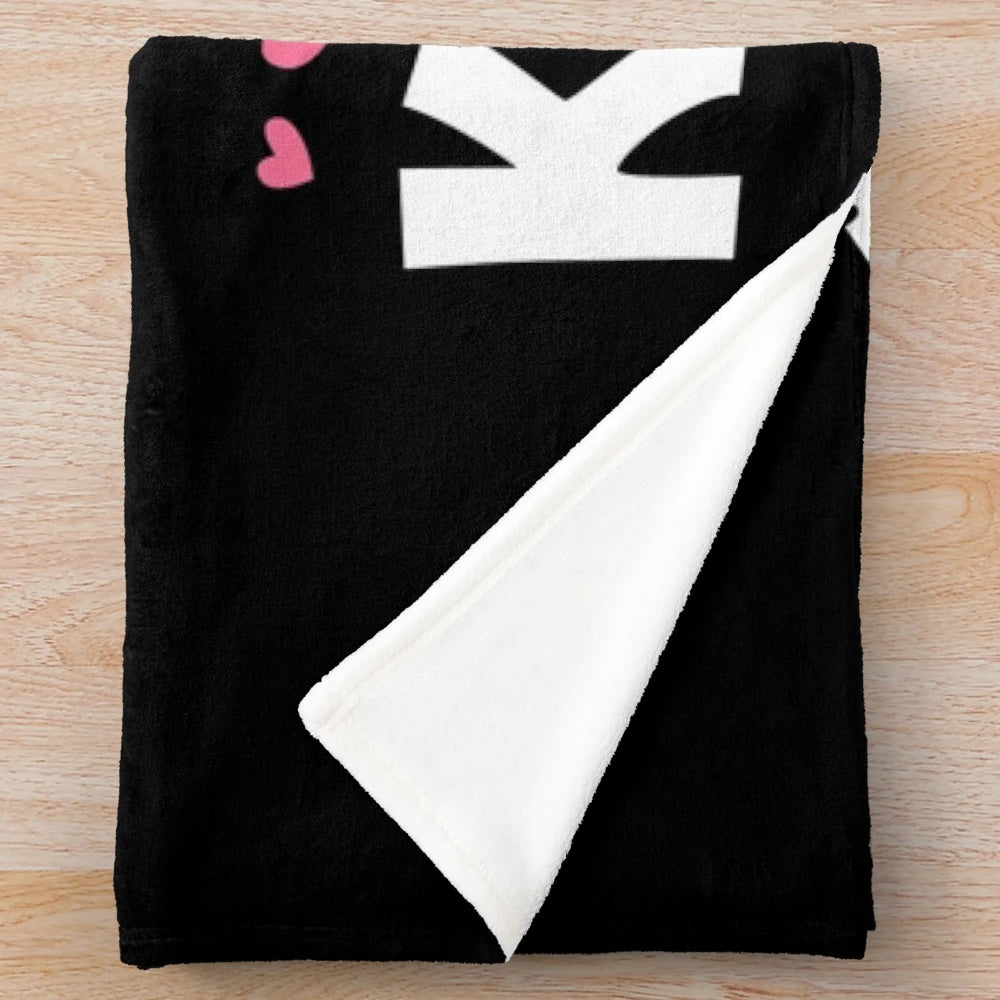 K-Pop Inspired Plush Blanket with Cute Design