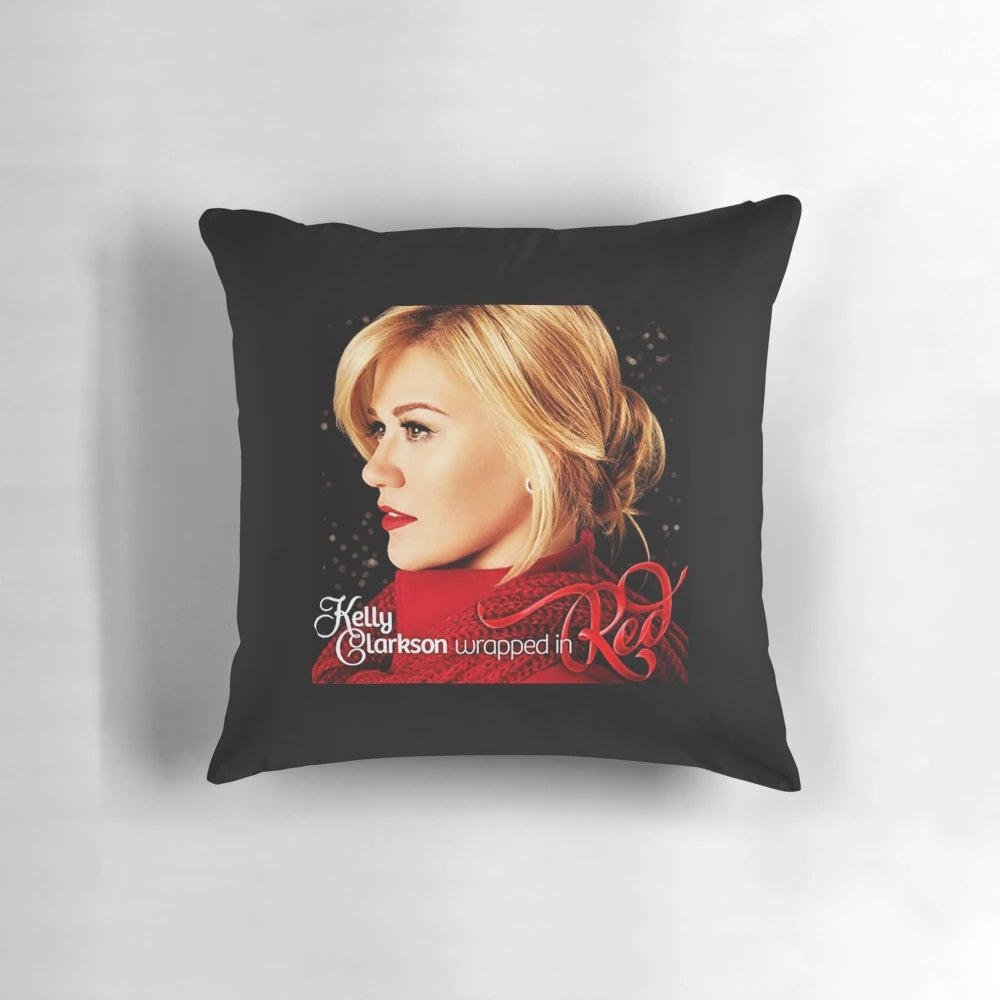 Colorful Kelly Clarkson-inspired 2022 logo trends decorative throw pillow