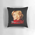 Colorful Kelly Clarkson-inspired 2022 logo trends decorative throw pillow