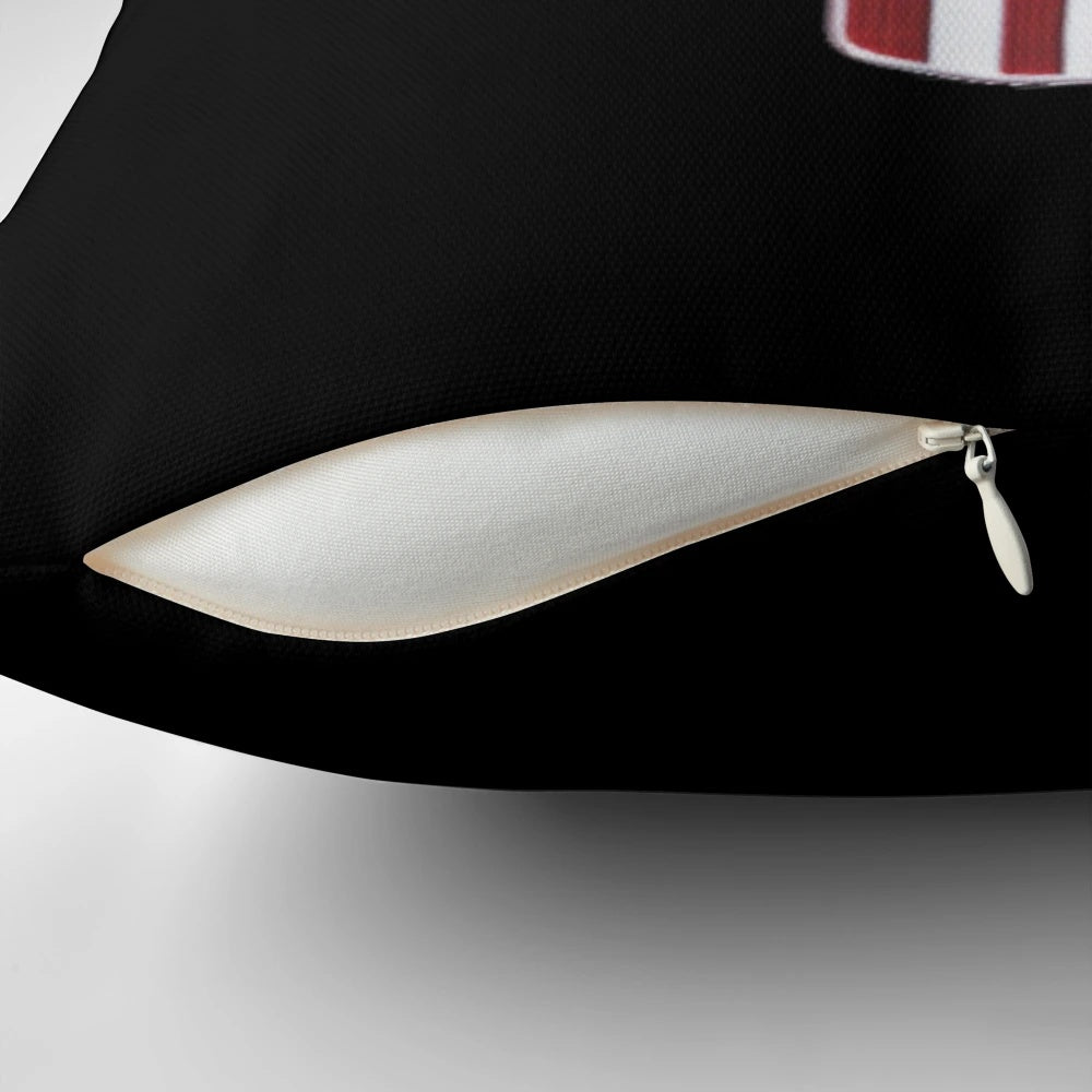 Comfortable pillow featuring the iconic Kenworth truck logo in red and white