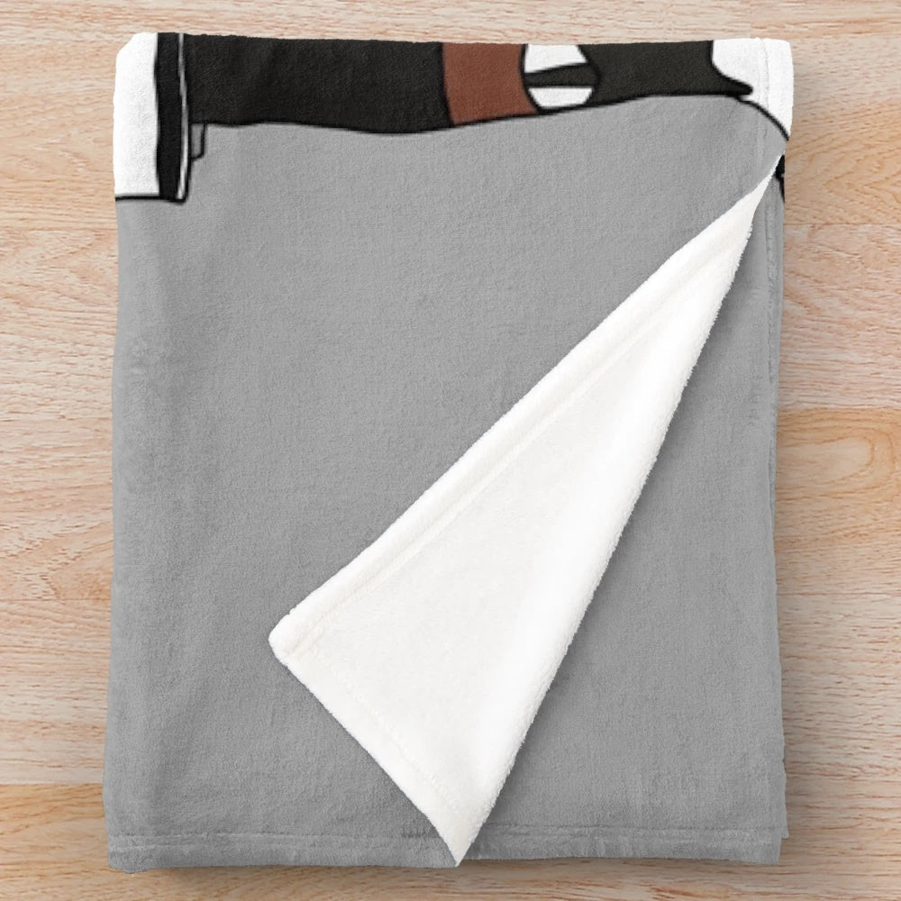 Kevin Durant inspired plush blanket featuring his silhouette and GOAT branding