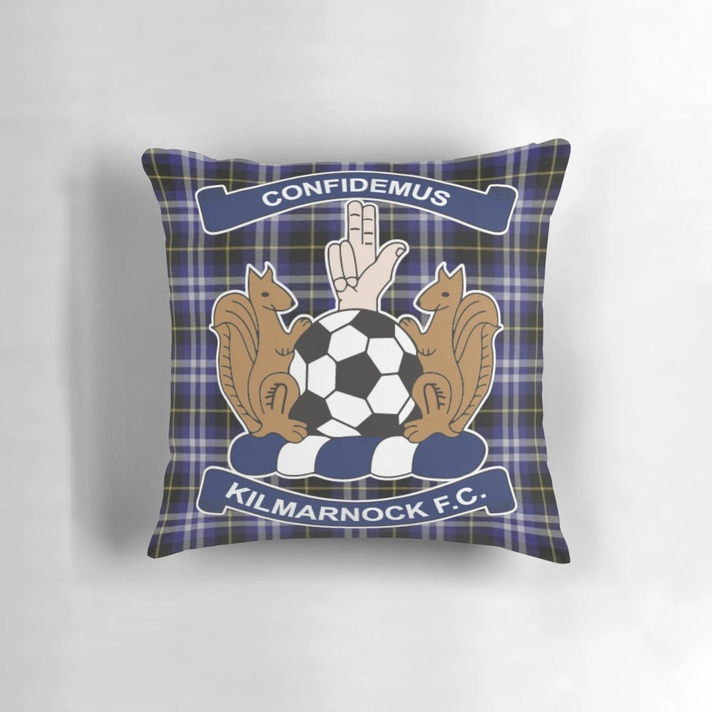 Killie tartan pattern decorative pillow