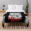 Kpop Inspired Plush Blanket with Red Velvet Group Members Design